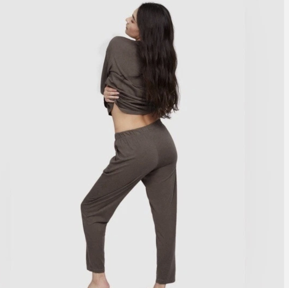 Mate The Label Grey Tencel Cotton Lounge Set